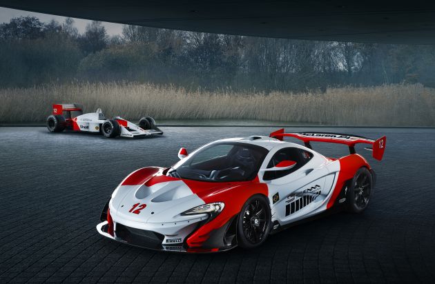 McLaren P1 GTR dengan livery Marlboro – model MSO sempena 30-tahun gelaran dunia F1 Ayrton Senna