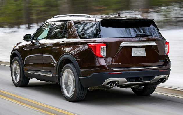 2020 Ford Explorer unveiled – rear-wheel drive, 365 hp 3.0 litre biturbo V6, hot ST version coming soon