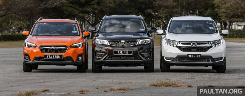 Driven Web Series 2019: New Proton SUV against rivals –  Proton X70 vs Honda CR-V vs Subaru XV 915713