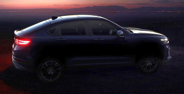 Geely FY11- first teaser images reveal the coupe SUV
