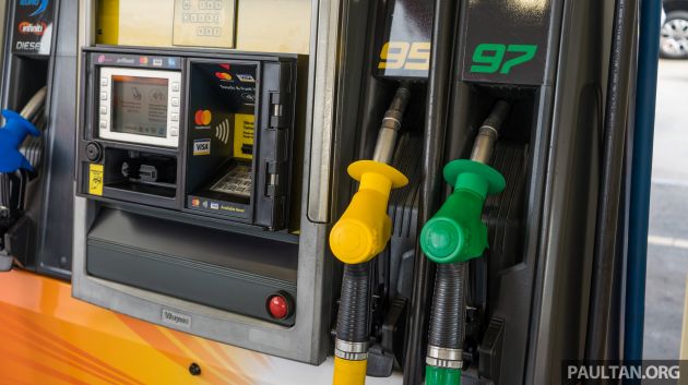 RON 95 petrol price cap lowered by 3 sen to RM2.05 per litre – ceiling for diesel reduced to RM2.15 per litre