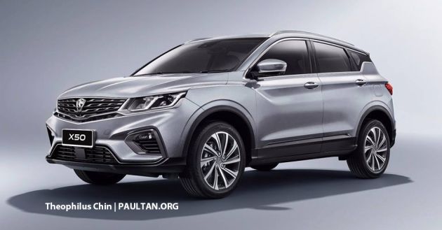 Proton X50 SUV – 2020 launch confirmed, CKD straight
