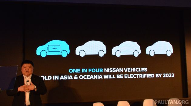 2019 Nissan Futures – one in four Nissan vehicles sold in Asia and Oceania region will be electrified by 2022