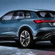 Audi Q4 e-tron concept debuts – 450 km driving range!
