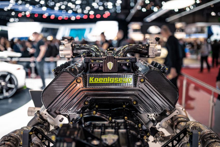 Koenigsegg Jesko debuts in Geneva – 5.0L twin-turbo V8; 1,600 hp, 1,500 Nm; Light Speed Transmission 935341