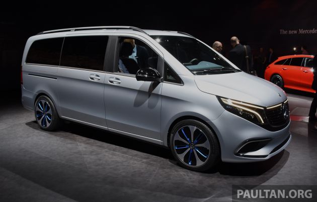 Mercedes-Benz Concept EQV unveiled in Geneva – full-electric MPV with a 400 km operating range