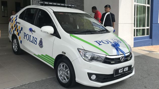 Perodua donates three Bezza to Selangor police force