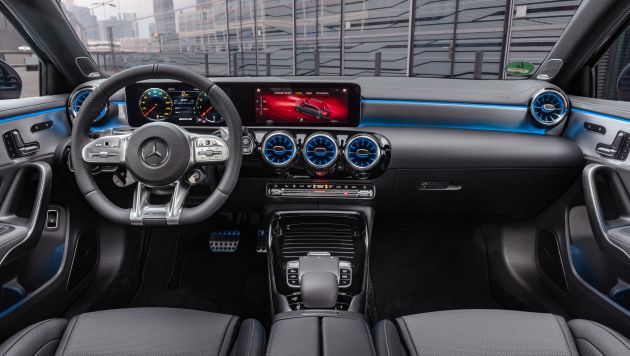V177 Mercedes-AMG A35 4Matic Sedan revealed with 306 hp and 420 litre boot; 0-100 km/h in 4.8 seconds