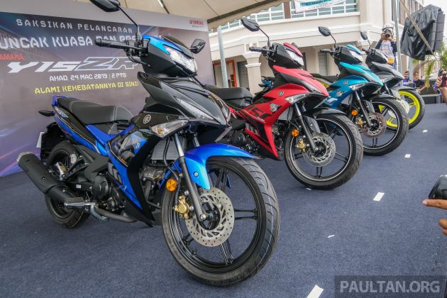 Yamaha Y15ZR V2 tiba di M’sia – empat pilihan warna