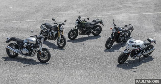 REVIEW: Honda CB1100RS vs BMW R nineT vs Ducati Scrambler vs Kawasaki Z900RS vs Triumph Bonneville