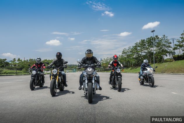 REVIEW: Honda CB1100RS vs BMW R nineT vs Ducati Scrambler vs Kawasaki Z900RS vs Triumph Bonneville