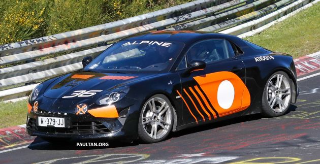 SPYSHOTS: Alpine A110 GT4 – more power, grip?