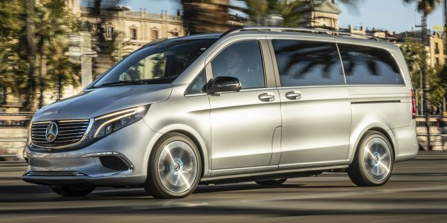Mercedes-Benz Concept EQV – first public drive for electric MPV, production version debuts in Frankfurt