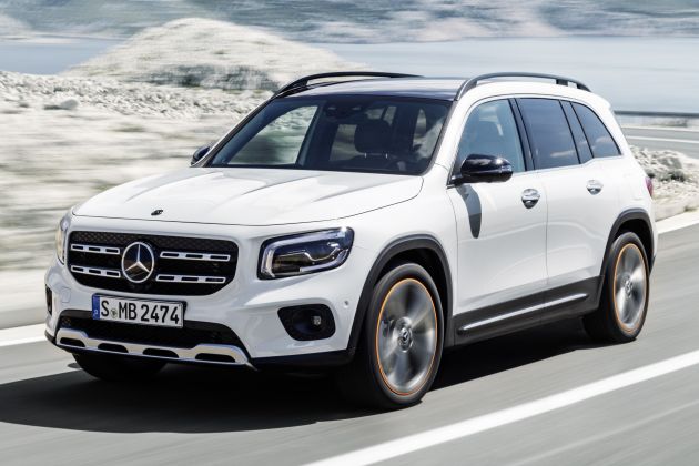 Mercedes-Benz GLB shown: compact SUV with 7 seats