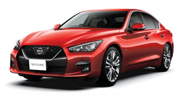 2019 Nissan Skyline facelift debuts in Japan – ProPilot 2.0; GT-R-inspired styling; up to 405 PS twin-turbo V6