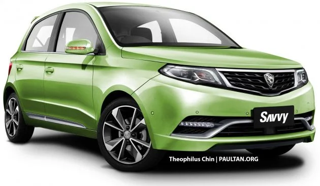 New Proton Savvy renders with Geely bits: yay or nay?