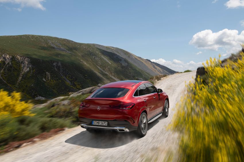 C167 Mercedes-Benz GLE Coupe debuts – larger and with revised styling; GLE 53 4Matic+ with 429 hp 1007935
