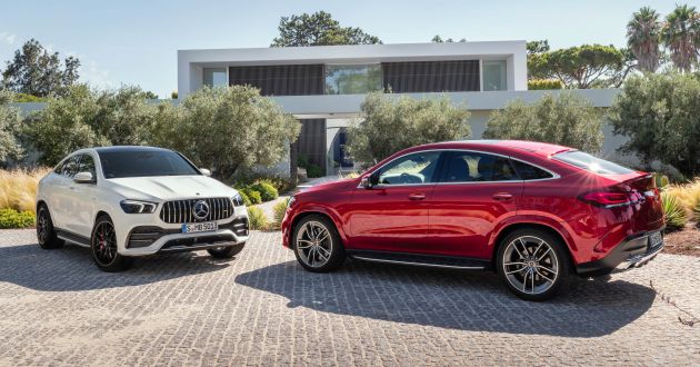 C167 Mercedes-Benz GLE Coupe debuts – larger and with revised styling; GLE 53 4Matic+ with 429 hp