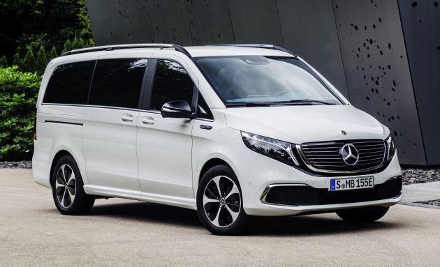 Mercedes-Benz EQV all-electric MPV – 405 km range