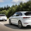 E3 Porsche Cayenne Turbo S E-Hybrid PHEV – 680 PS, 900 Nm, 3.7 l/100 km, 40 km electric range, Coupé also