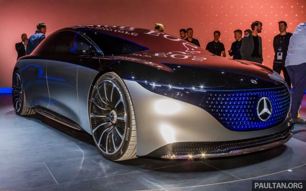 Mercedes-Benz Vision EQS debuts – concept electric flagship with over 470 hp, 760 Nm and 700 km range