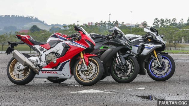 VIDEO: Superbike Showdown – Honda CBR1000RR SP1 vs Kawasaki ZX-10R vs Yamaha YZF-R1M