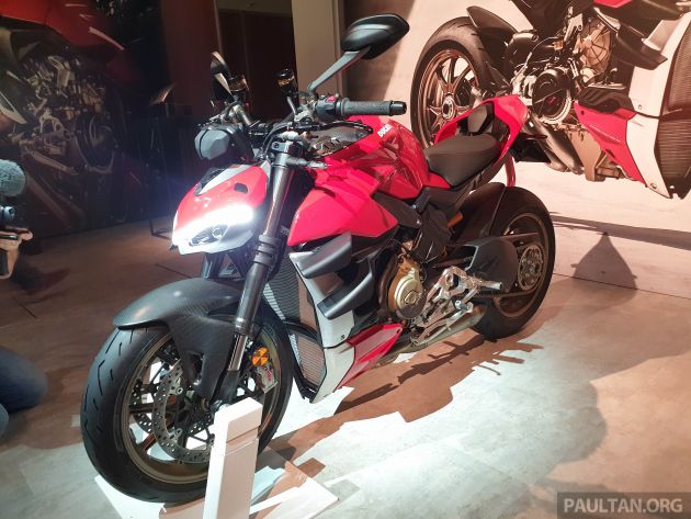 2020 Ducati Streetfighter V4 shown at DWP2020 – 208 hp, 123 Nm, 178 kg, from the equivalent of RM93,094