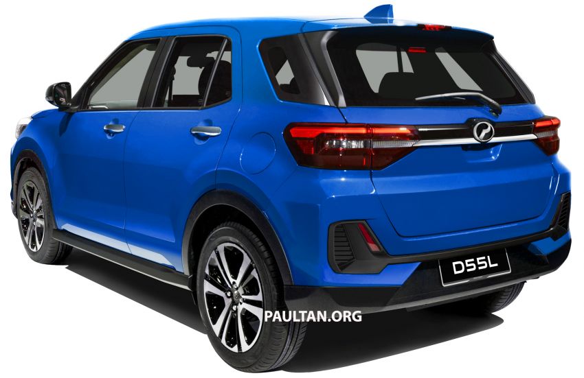 Upcoming Perodua D55L model rendered based on Daihatsu’s New Compact SUV, as seen in Tokyo 1036002