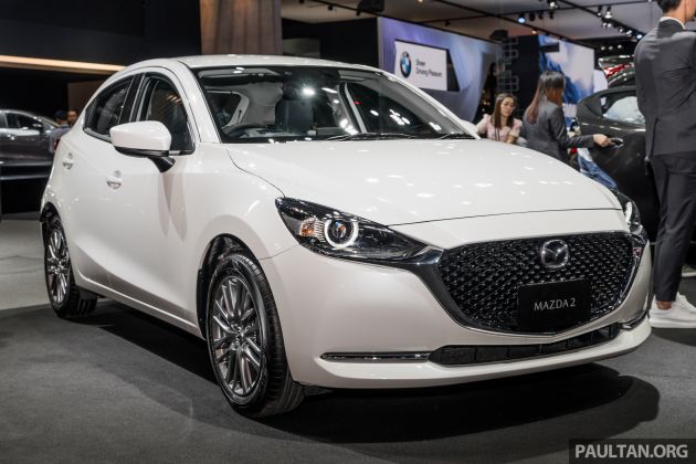 2020 Mazda 2 facelift launched at Thailand Motor Expo – 1.3L petrol and 1.5L diesel; 7 variants; from RM75k