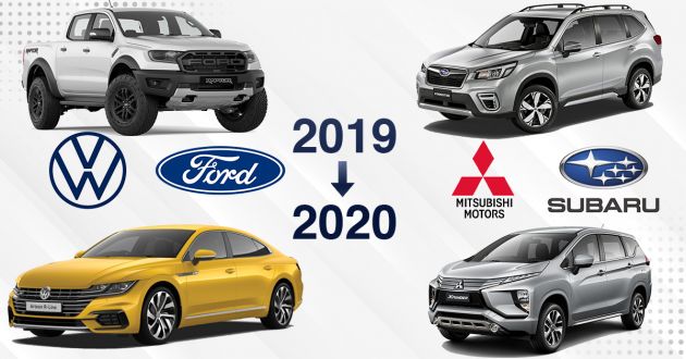 2019 year in review and what’s to come in 2020 – Ford, Isuzu, Mitsubishi, Subaru and Volkswagen in Malaysia
