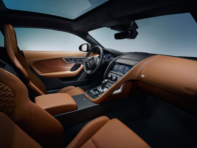 2020 Jaguar F-Type Coupe, Convertible facelift debut – 5.0L V8 RWD returns, improved tech; fr RM292k in UK