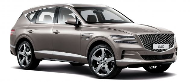 2020 Genesis GV80 flagship SUV debuts – 3.0 litre diesel for South Korea, petrol engines for US market