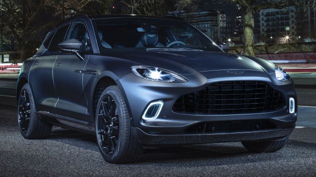 Aston Martin DBX customised by Q – menacing look