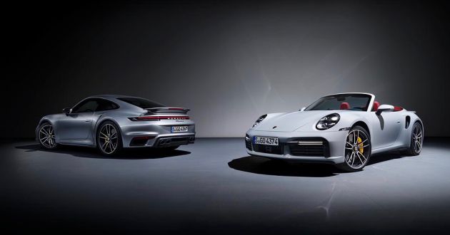 2020 Porsche 911 Turbo S – 650 PS/800 Nm 3.8 litre biturbo flat-six; 330 km/h, 0-100 km/h in 2.7 seconds!