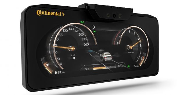 Continental details 3D digital cluster for Genesis GV80