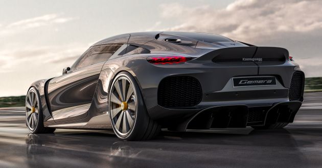 Koenigsegg Gemera – four-seater with 2L 3-cylinder Freevalve engine, three e-motors, 1,700 PS, 3,500 Nm