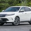 GALLERY: Four generations of the Toyota Harrier SUV