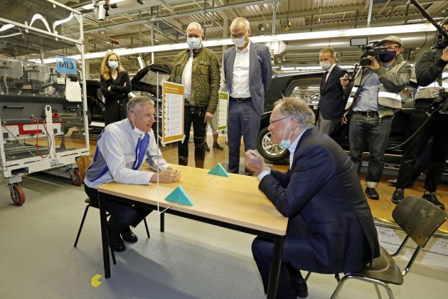 Production at Volkswagen’s Wolfsburg plant resumes