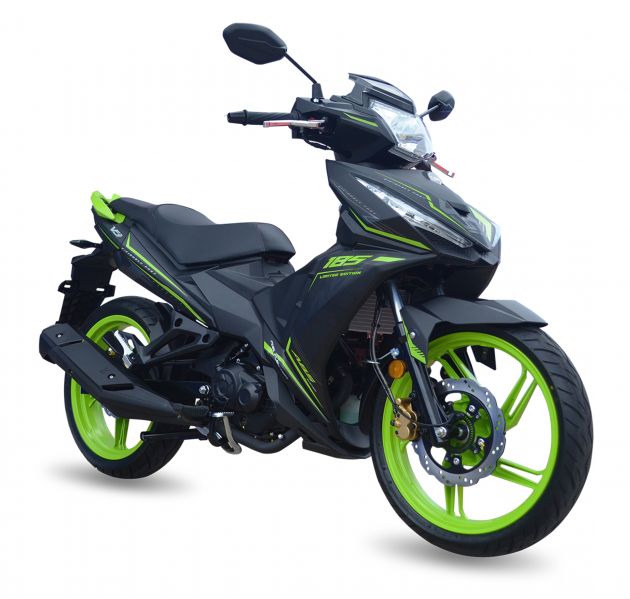 SYM VF3i 185 LE – kuasa ditambah, brek ABS, RM9.3k