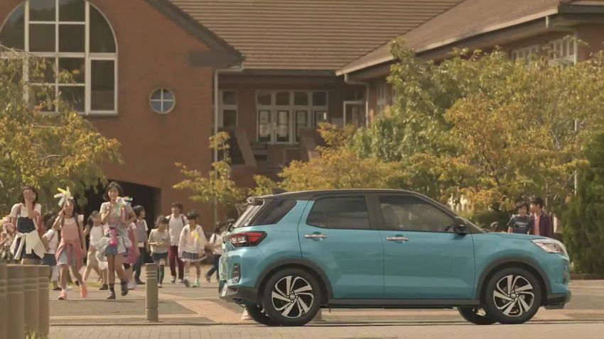 Toyota Raize ditampilkan dalam video komersial Jepun 1116912