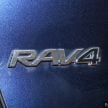 2020 Toyota RAV4 SUV launched in Malaysia – CBU Japan, 2.0L CVT RM196,500, 2.5L 8AT RM215,700