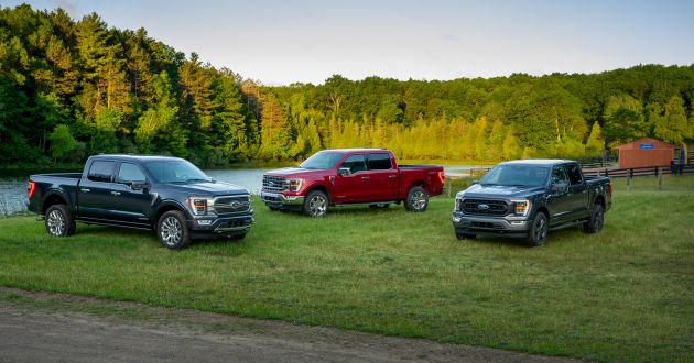 2021 Ford F-150 – 3.5L V6 PowerBoost hybrid petrol, integrated power generator, Max Recline lie-flat seats