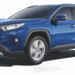 2020 Toyota RAV4 SUV launched in Malaysia – CBU Japan, 2.0L CVT RM196,500, 2.5L 8AT RM215,700
