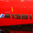 2020 F40 BMW M135i xDrive launched in Malaysia – AMG A35 rival with 306 PS, 450 Nm; priced at RM356k