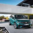 2020 Volkswagen Tiguan facelift debuts – updated styling and equipment; new PHEV, 320 PS R variants