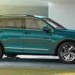 2020 Volkswagen Tiguan facelift debuts – updated styling and equipment; new PHEV, 320 PS R variants