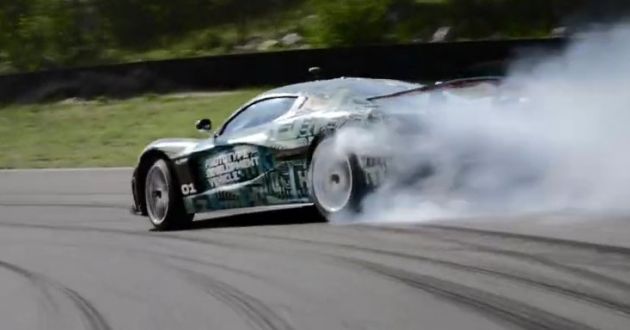 Rimac C_Two goes drifting for development testing