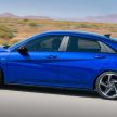2021 Hyundai Elantra N Line – 1.6T, 201 hp, 264 Nm!
