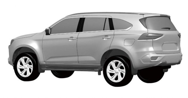 Isuzu MU-X generasi seterusnya – imej paten terdedah