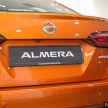 2020 Nissan Almera Turbo in Malaysia – 1.0 litre turbo CVT, AEB on all three variants, from RM8xk to RM9xk